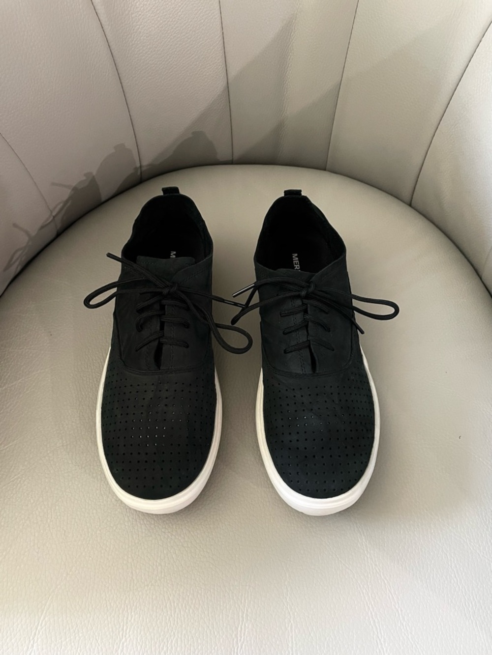 Merrell Black Suede Performance Sneakers